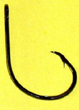 Eagle Claw L197bkg 30 8ct Platinum Black Circle Offset Bait Hooks