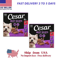 2PK Cesar  Classics Adult Wet Dog Food - Loaf, 24 Count, Variety Pack
