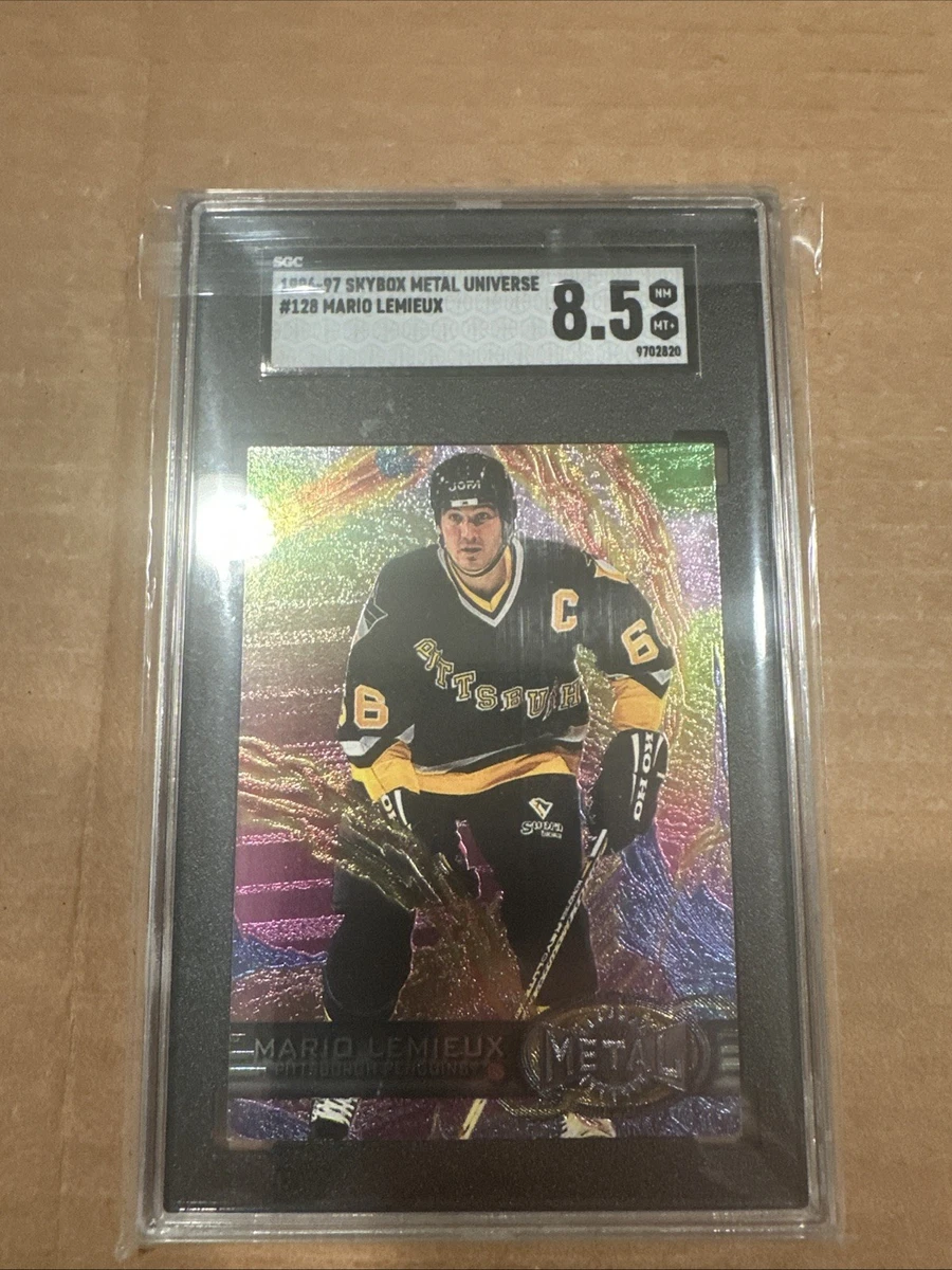 Fleer Metal Universe Mario Lemieux 1996-97 #128 for sale | eBay