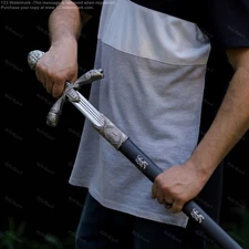 Durendal Medieval Paladin Crusader Knight Sword of Roland w/ Scabbard Christmas