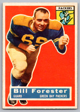 1956 TOPPS #79 BILL FORESTER GREEN BAY PACKERS ROOKIE