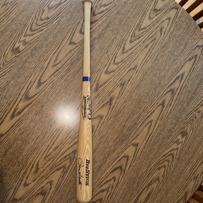 Ron Santo Signed Adirondack Personal Model Bat Chicago Cubs HOF