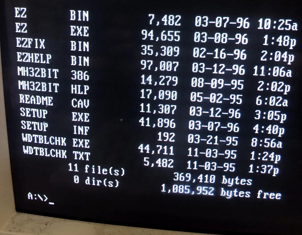1996 Western Digital Hard Drive EZ-Drive Version 8.01 Utility 3.5" Floppy Disk - Image 3 of 3