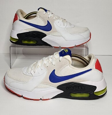 Nike Air Max Excee White Blue Red Black Men's Sz Running