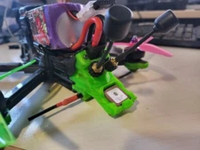 3D Printed DJI O3 Matek Antenna GPS XT60 Mount for iFlight Evoque Nazgul 5 V2 F5