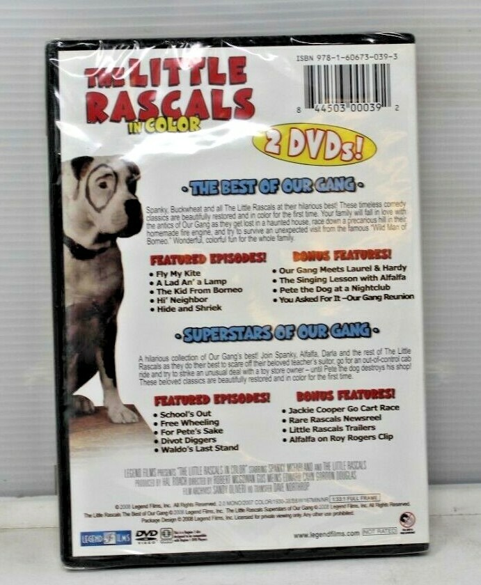 その他 Little Rascals in Color 2/ [DVD] The Little Rascals in Color: Volume 2 (DVD) Brand New Sealed