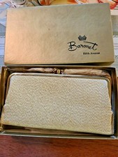 Vintage Leather Wallet w/ Shimmer Exterior Fine Leathergoods by BARONET NOS