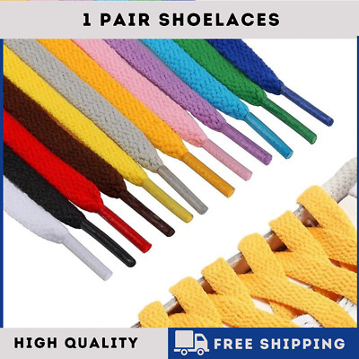 Flache Sneaker Schnürsenkel breite Ersatzschnürsenkel für Stiefel Sportschuhe