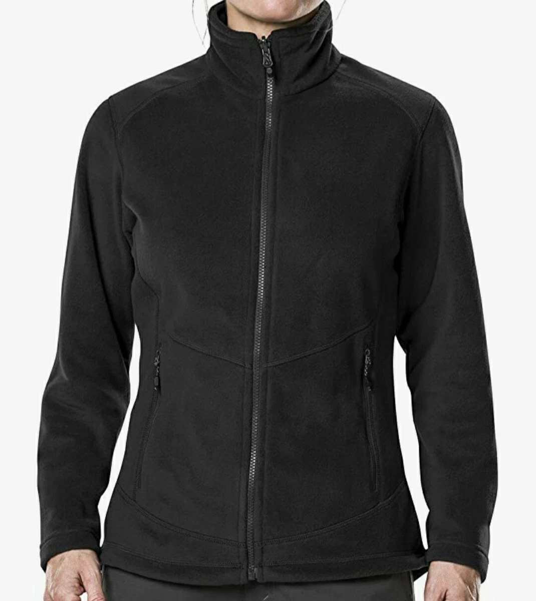 NEW Berghaus Women s Prism 2.0 Fleece Zip uo Jacket w pockets sz. 3XL Black