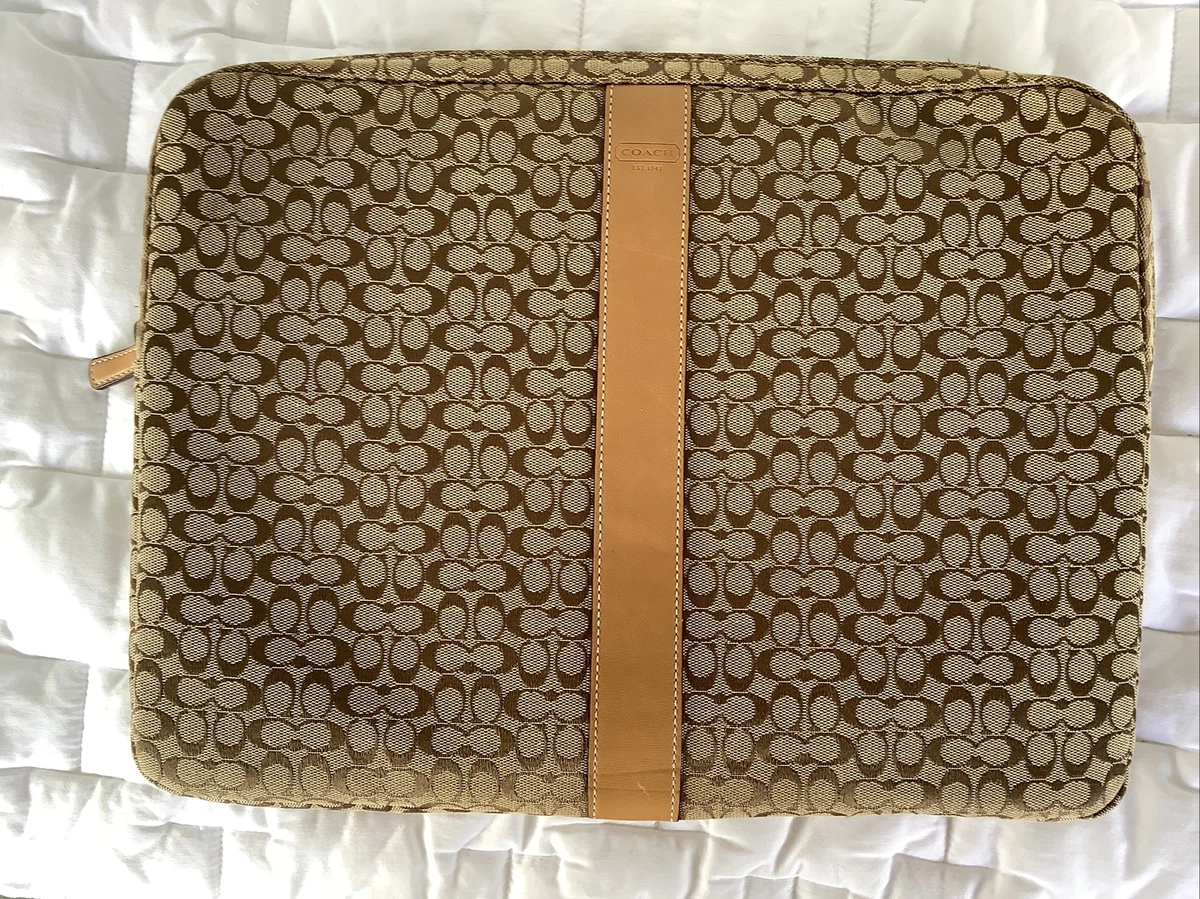 Coach laptop online case