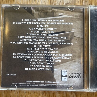 B.G. aka B. Gizzle Life After Cash Money - CD 2004 Gangsta Rap Hip