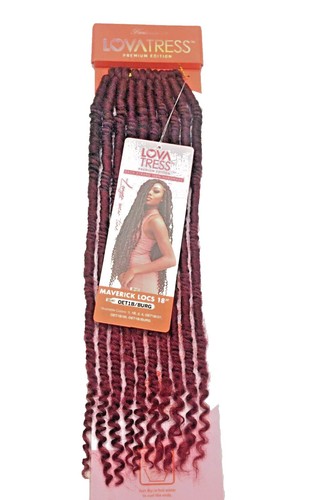 WIG ME UP Haarteil/Zopf Lockig 50 Cm – Schwarz-Rot-Mix, Mit 2 Klammern & Gummizug, Aus Kunstfaser