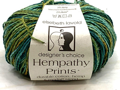 Elsebeth Lavold HEMPATHY PRINTS Cotton & Hemp Yarn #1005 SANDY BEACH