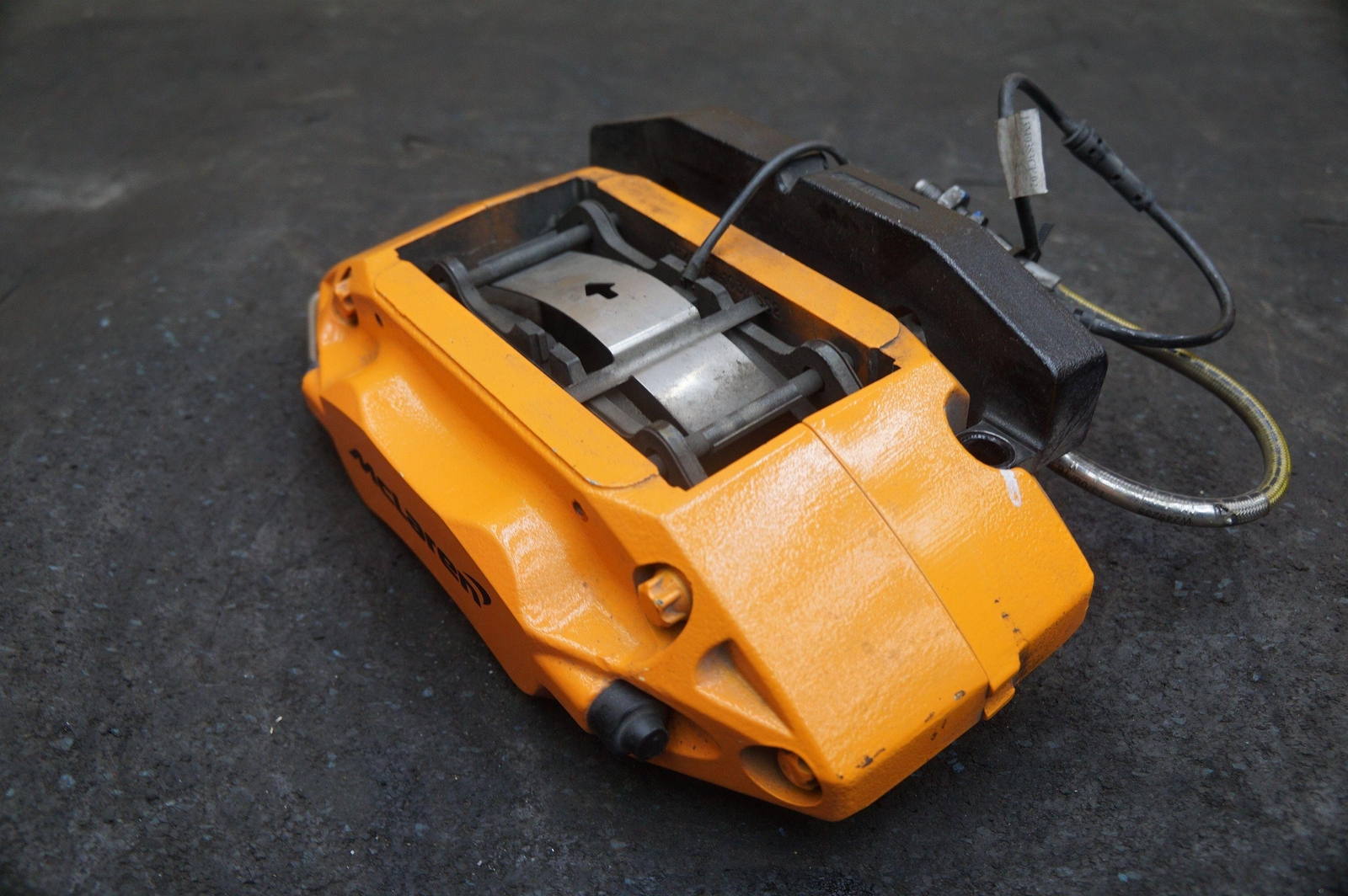 Rear Left Driver Side Brake Caliper CCM Orange 11C0485CP.06 OEM McLaren 570S 17