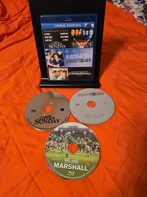 Triple Feat: Any Given Sunday/Varsity Blues/We Are Marshall (Blu-ray, 2013)