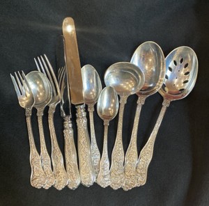 Tiffany & co Olympian Sterling Silver flatware 24 piece SET !