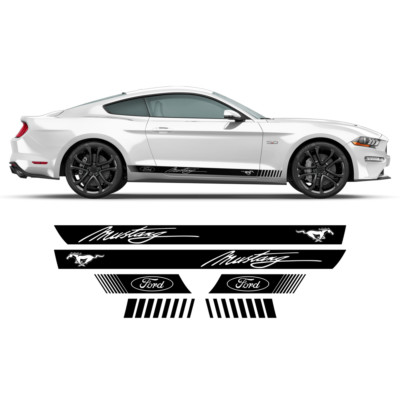 Rocker panel stripes, for Ford Mustang 2015 - 2023