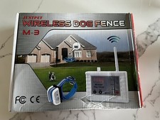 Justpet Wireless Dog Fence M-3 with Collar For Dogs - Fast Free Shipping New USA