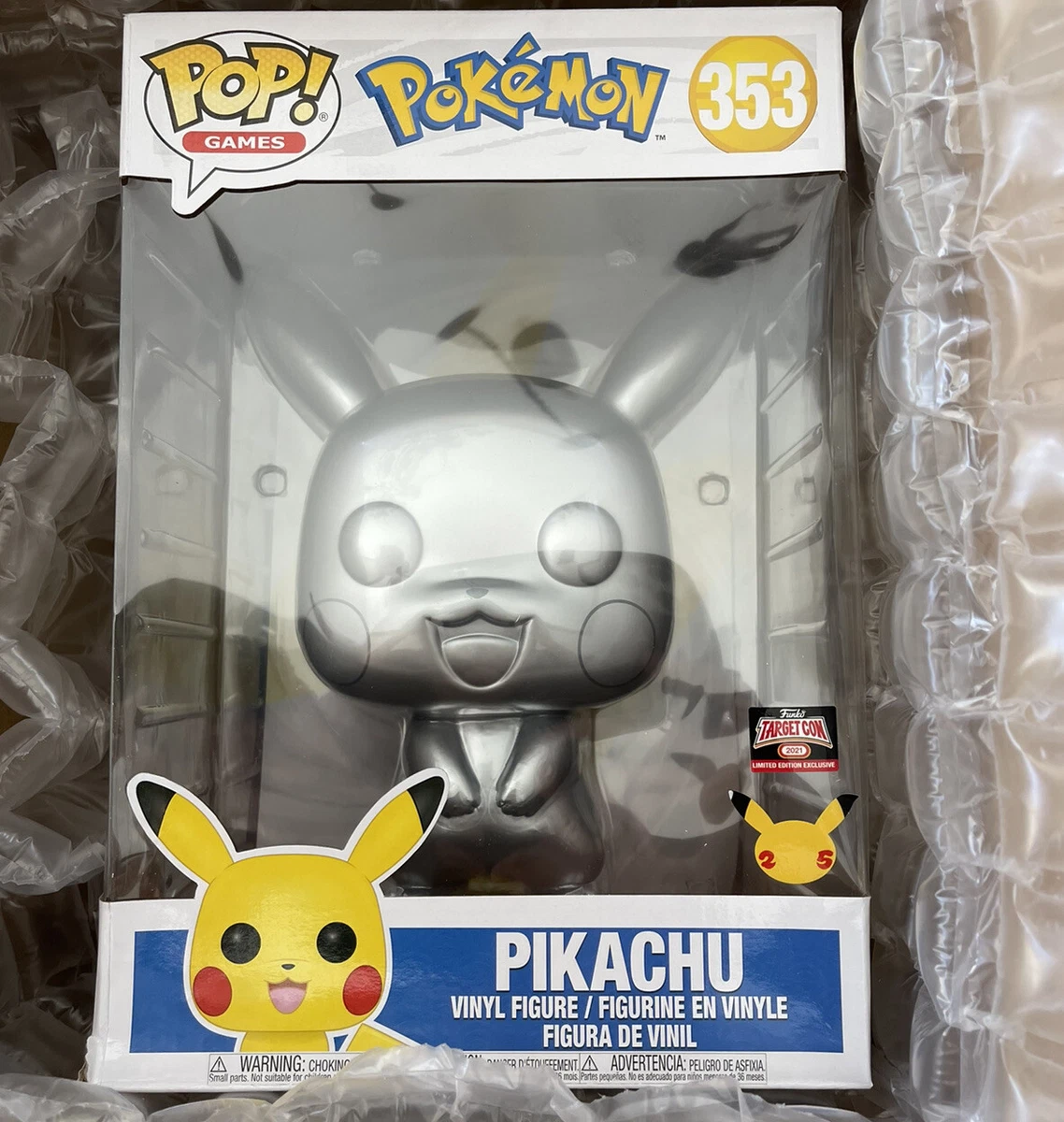 Funko Pop! Games: Pokémon - Pikachu 10 Super Sized Pop!