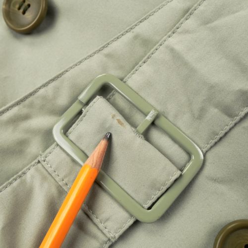 ScotteVest Trench Coat Women Medium Travel Jacket Green Hidden Pockets EDC TEC - Picture 17 of 19