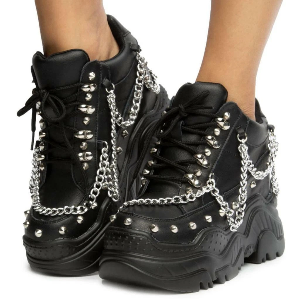 Anthony Wang Space Candy Embellished Stud Platform SNEAKER Women