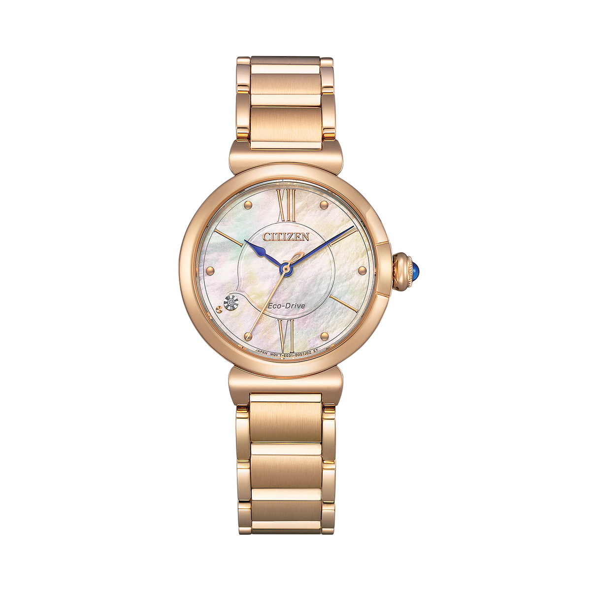 Citizen L Series Lady's Eco-drive Mother of pearl dial EM1073-85Y