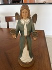 EXPERTIC ERZGEBIRGE PRAYING ANGEL WOOD  FIGURINE , large, 17 Inches High GERMANY — photo 5