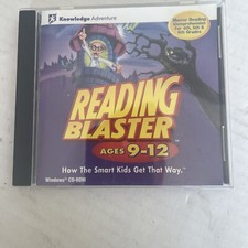 Reading Blaster, Ages 9 -12 -Blaster Learning System Windows/Mac CD 1998 