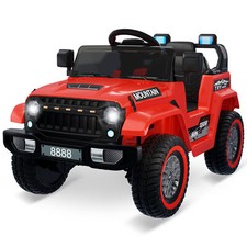 Kids Ride On Truck Car, 12V 35W 2 Powered Electric Vehicles With Remote Control