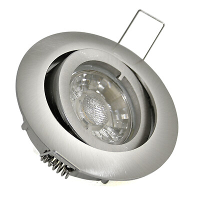 230Volt 5Watt Dimmbar - Power LED Deckenlampe Bajo Einbauring Hochvolt Spotlight