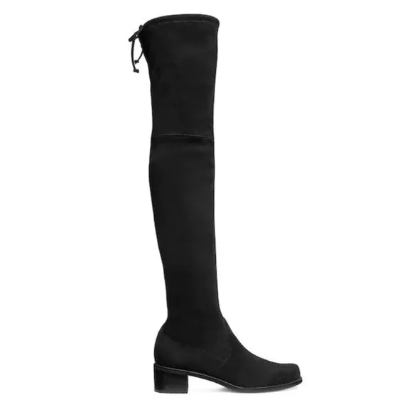 Stuart Weitzman Midland Black Suede Over the Knee Boots Size 11.5