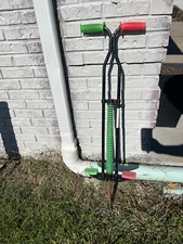 Pogo Stick Vintage S.B.I Enterprises Neon Pink & Green