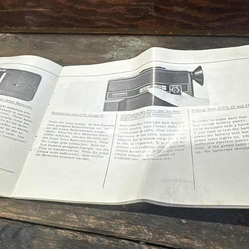 HANIMEX Loadmatic CPM Instruction Booklet Japanese Origin - Foto 5 di 8