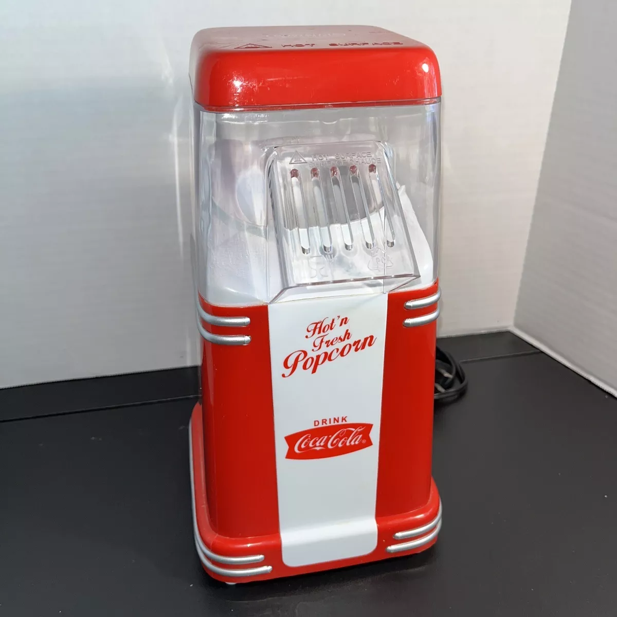 coca cola popcorn machine