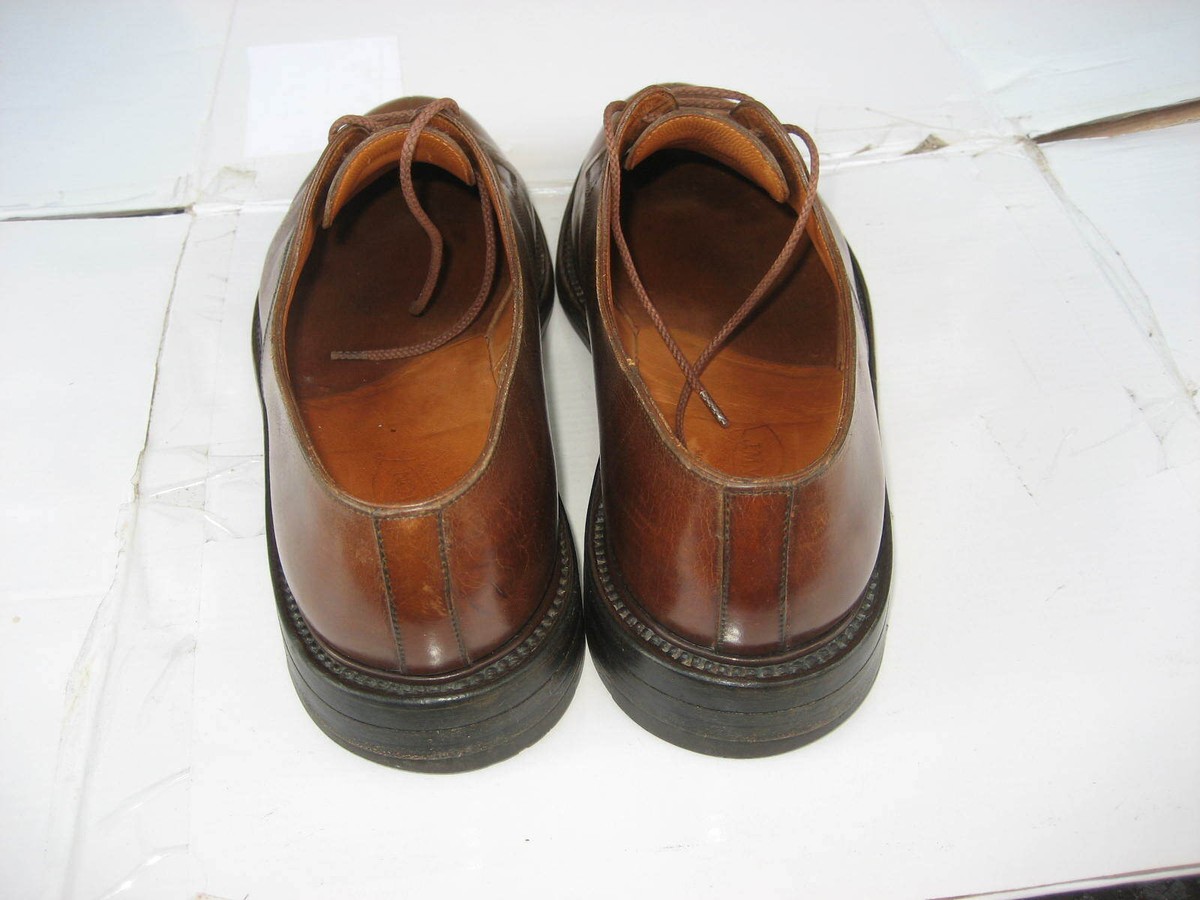 J.M. Weston Mens Shoes, Brown Leather, Model 598, Size 8.5 D J.M. Weston Mens Shoes, Brown Leather, Model 598, Size 8.5 D