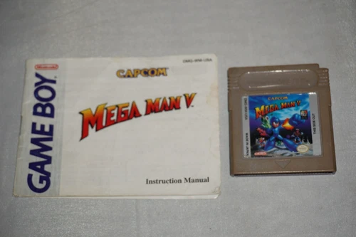 Mega Man V 5 (Nintendo Gameboy GB) with Manual Tested