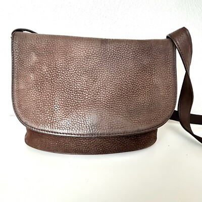Coach VTG Sonoma Nubuck Pebbled Leather Flap Shoulder Bag 4935