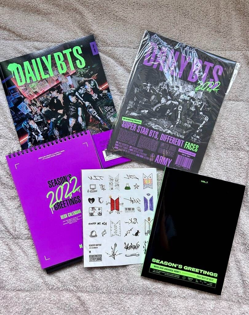BTS 2022 Season's Greetings Official Complete Full Set [Mint