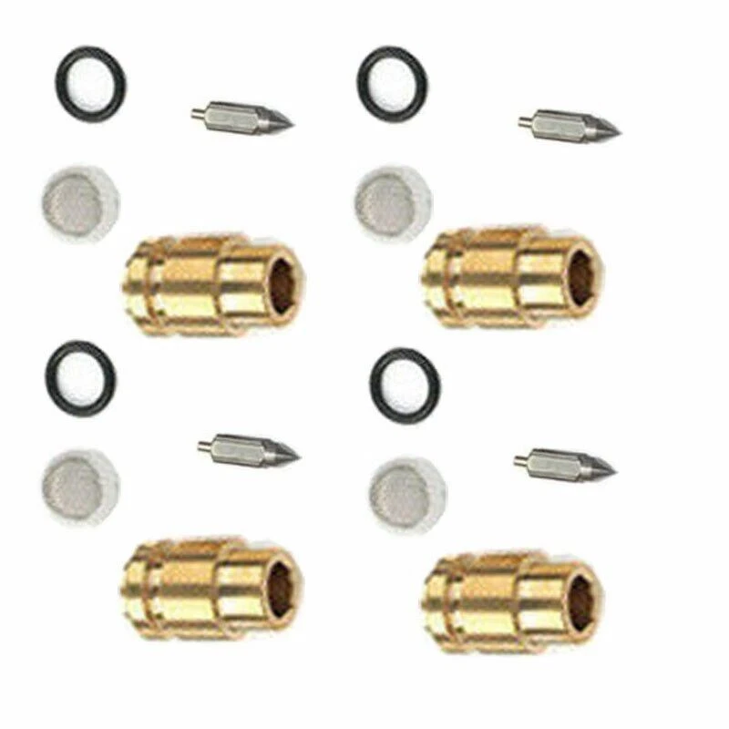 4X FOR SP200 DR200 LT-F250 GS250 GS550 carburetor repair Float Valve Needle Seat - Image 3 of 3