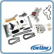 Fit 97-09 Ford Mercury Mazda 4.0L Timing Chain Kit w/o Gears Water Oil Pump Set
