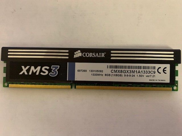 4gb Ddr3 1333mhz Corsair Xms3 4gb 1333mhz Ddr3 1333 Corsair Xms3