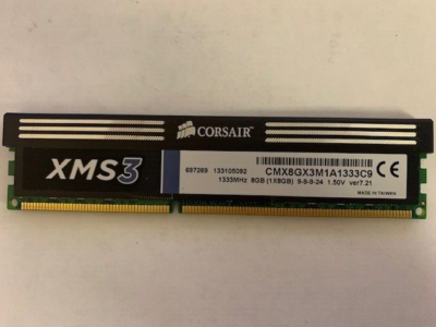 CORSAIR XMS3 8GB DDR3 1333MHz PC3-10600 SDRAM