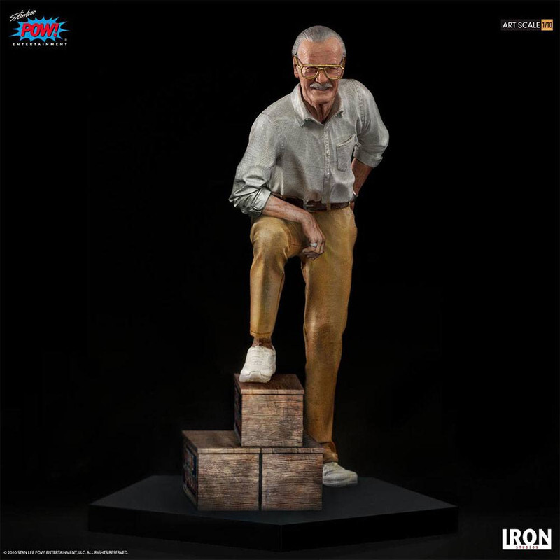 Ferro Studio Pow! Statuetta 1/10 Arte Scala Stan Lee Statua Resina 134249