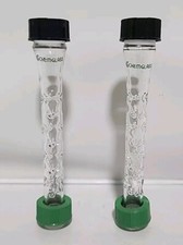 Lot of 2 USED Chemglass MW-52-01 Distilling Column, Vigreux, Height 75, OAL 125