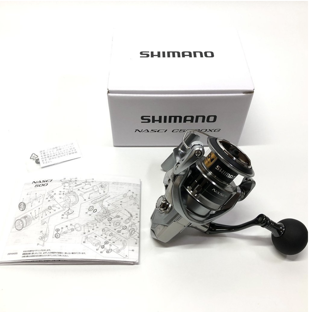 Shimano 21 Nasci C5000XG Spinning Reel in the Box | eBay Shimano 21 Nasci C5000XG Spinning Reel in the Box | eBay