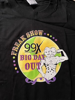 NEW 99X WNNX Atlanta Concert Shirt Big Day Out Linkin Park Green