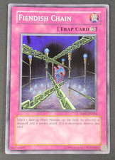 Yugioh TCG -1x Fiendish Chain - ABPF-EN064 - NM/LP - Unlimited - Super Rare 2009
