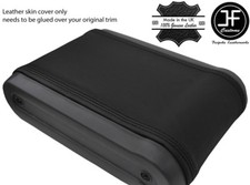 Schwarz Echtleder Armlehne Klappe F�r Jeep Wrangler 2007-10 Ma�gefertigt Neu