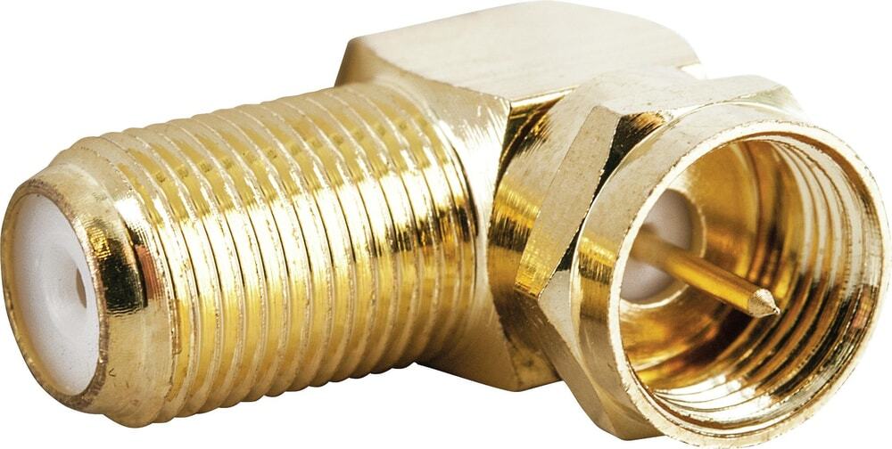 Адаптер Schwaiger F-Winkel №8321 - F-Stecker - F-Buchse #38877256