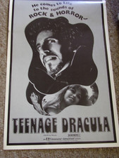ORIGINAL 11"BY17" PRESS SHEET FROM THE 1979 FILM "TEENAGE DRACULA"